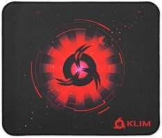 KLIM Mousepad M - Extended Surface - Medium Gaming Mousepad - Non-Slip Rubber Base - High Precision Textured Surface - 320 x 270 x 4 mm - Red