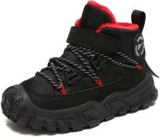 Boys Girls Wnter Snow Boots Warm Outdoor Hiking Shoes Waterproof Anti-slip Boots