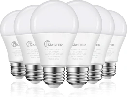 A19 LED Light Bulb, 100W Equivalent Light Bulbs, 15W 5000K Daylight, 1500 Lumens, Non-Dimmable LED Bulb, E26 Standard Base for Indoor and Outdoor, ETL Listed, 6-Pack