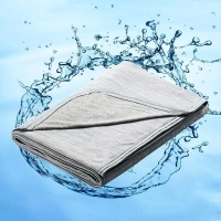 Marchpower Cooling Blanket for Hot Sleepers King Size, Q-Max>0.5 Arc-Chill Cooling Blanket with Double-Sided Design, Japanese Cooling Fiber Absorbs Body Heat, Soft Cold Blanket for Sleeping Summer