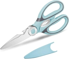 Kitchen Shears Scissors Heavy Duty, Kitchen Scissor Multi-Purpose Stainless Steel Sharp, Kitchen Scissors for Chicken/Poultry/Fish/Meat/Vegetables/Herbs/BBQ (Green)