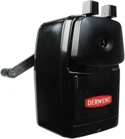 Derwent Super Point Manual Helical Pencil Sharpener (2302001) , Black , 1 Count (Pack of 1)