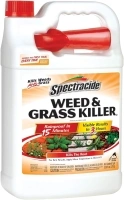 Spectracide Weed & Grass Killer, Use On Driveways, Walkways and Around Trees and Flower Beds, 1 Gallon (RTU Spray)