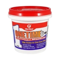 Red Devil 0542 ONETIME Lightweight Spackling, 1/2 Pint, White, 8 Ounce