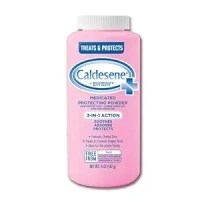 Caldesene Medicated Protecting Body Powder with Zinc Oxide and Cornstarch, Talc Free, 5 Oz