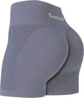 Sunzel Butt Scrunch Seamless Shorts, Womens 5 Inch Workout Shorts High Waist Stretch Booty Short for Gym/Yoga/Running/Biking