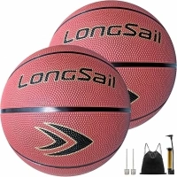 Kids Youth Adults Size 3/4/5/7 Basketball, 22.5"/25.5"/27.5"/29.5" Basketballs Composite Leather/Premium Rubber, Basketball with Pump for Indoor Outdoor, Beach and Pool Water Basketball